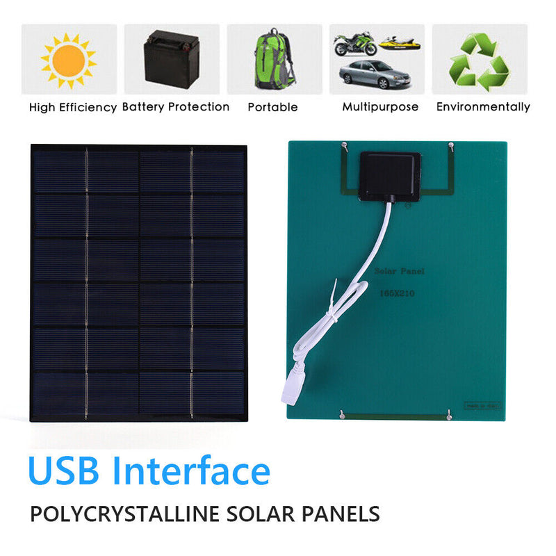 Portable 8 inch USB Solar Exhaust Fan Air Extractor Portable 7W 6V 8 inch USB