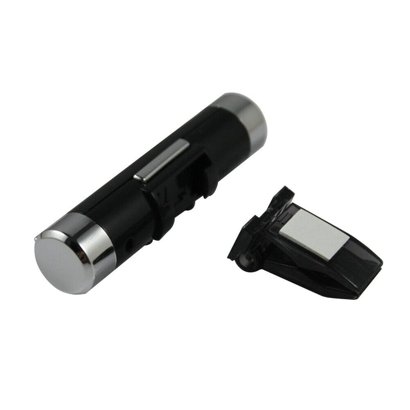 2 in 1 Blue Backlight Digital LCD Car Air Outlet Clip-on Clock Thermometer Newly