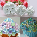3Pcs / Set Hydrangea Fondant Cake Decorating Sugarcraft Cookie Cutters F7B1
