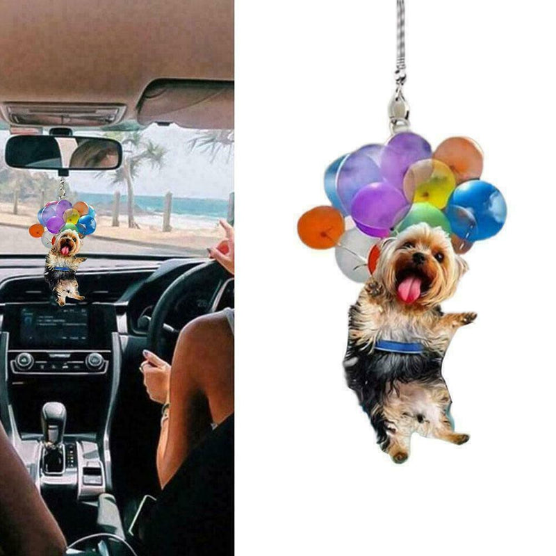 Cute Dog Car Hanging Ornament Rear View Mirror Styling uk Decor HG Car ZS U5B6