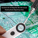 Handheld 40X HD Magnifier Mini Microscope Reading Books Magnifying Glass Newly
