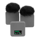3pcs Silicone Protective Case for RODE Wireless Go II Microphone (Grey) Newly