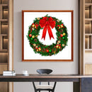 5D Diamond Painting DIY Festival Wreath Full Round Drill Rhinestone Mosaic Ki
