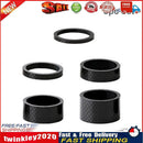 5pcs/set 28.6mm Carbon Fiber Washers MTB Bike Bicycle Headset Stem Spacers Newly