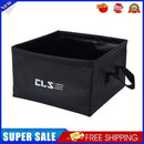 Outdoor Foldable Basin Water Bucket Camping Fishing Washing Tub (Black)