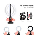 Modes Video Light 6 inch Ring Fill Light Phone Selfie 33 RGB For YouTube TikTok