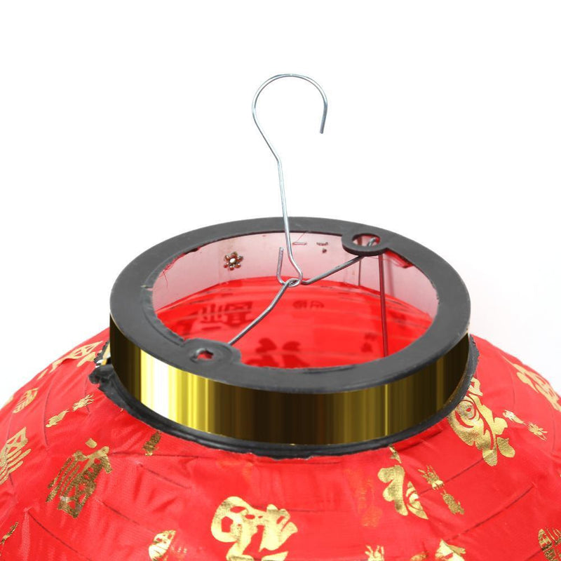 Waterproof Blessing 10 Inch Chinese Tassel Lanterns Festival Decor (20pcs)