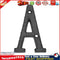 Metal Letters Cast Iron House Sign Doorplate DIY Cafe Wall Decoration (A) Newly