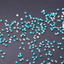 500pcs Glitter Shimmer Sharp Tip Nail Art Rhinestones Manicure Charm (Blue)