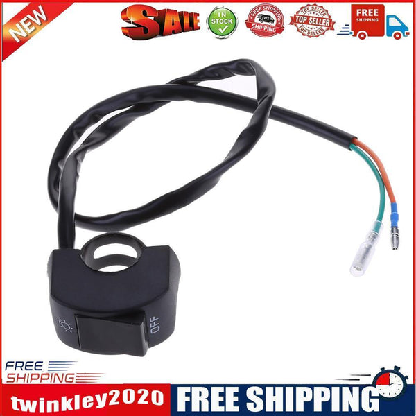 12V 7/8in Motorcycle Handlebar On/Off Switch for LED Headlight Fog Light(4)