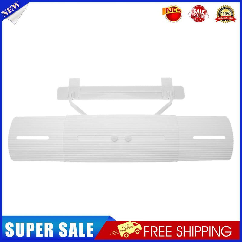 Adjustable Air Conditioner Cover Windshield Air Conditioning Baffle (White)