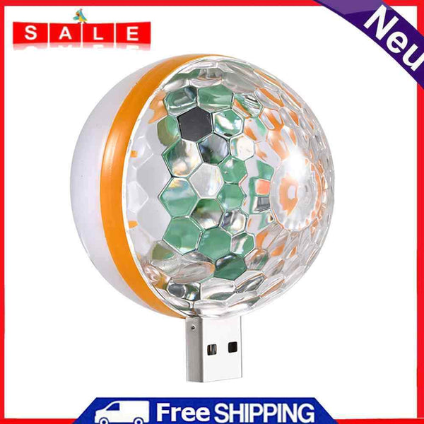 LED Colorful Magic Ball Projector Light USB Club DJ Disco Christmas Party Light