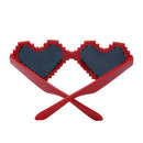 Funny Heart Sunglasses Heart Glasses Mosaic Sunglasses Thug Life Sunglasses