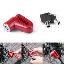 Anti-theft Disk Disc Brake Rotor SafetyLock for Scooter Motorcycle (Red) Newly
