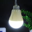 LED Bulb Dormitory Energy Saving Light USB Emergency Outdoor Lamp (White) Newly