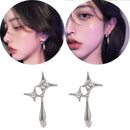 Fashion Trendy Jewelry Stud Earring Pendant Crystal Water Drop Tassel Earring