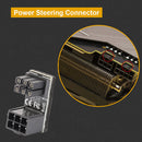 ATX 6 Pin Female to Male 180 Degree Up Angled Adapter for Graphics Card