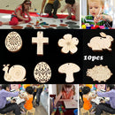 Rabbit Easter Wood Chips Hanging Ornaments Easter Decorations Easter eggs