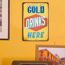 Weatherproof Retro Chic Letter Sign Iron Painting Wall Drawing Template (8)