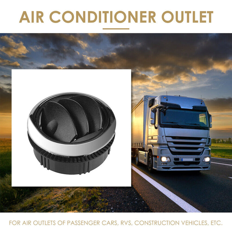 2.95 inch A/C Air Vent Universal Air Conditioning Outlet with Chrome for RV Bus