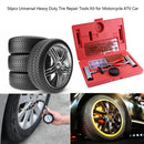 56pcs Universal Heavy Duty Tire Repair Tools Kit for Motorcycle ATV Car