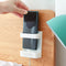 Wall Mounted Remote Control Storage Box Home Phone Holder Stand (White) Newly