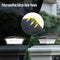 6LED Solar Garden Post Lamp Outdoor Waterproof Landscape Lamp Villa Decoration