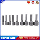 9pcs 5mm-13mm Hex Socket Sleeve Nozzles Nut Driver Set Drill Bit Adapter