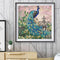 DIY Peacock Part Drill Diamond Painting Kit Handmade Rhinestone Beaded Picture