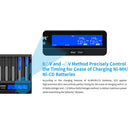 VC8 LCD Display 8 Bays Smart Battery Charger 18650 21700 AA AAA Battery Charger