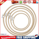 5pcs DIY Bamboo Cross Stitch Frame Needlework Hoop Hand Embroidery Ring