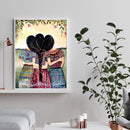 DIY Full Round Drill Diamond Painting Three Girls Picture Rhinestone Mosaic Kit