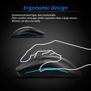 ZELOTES F-22 2.4GHz Wireless Mouse Gaming 6 Keys Optical Mice for PC Laptop