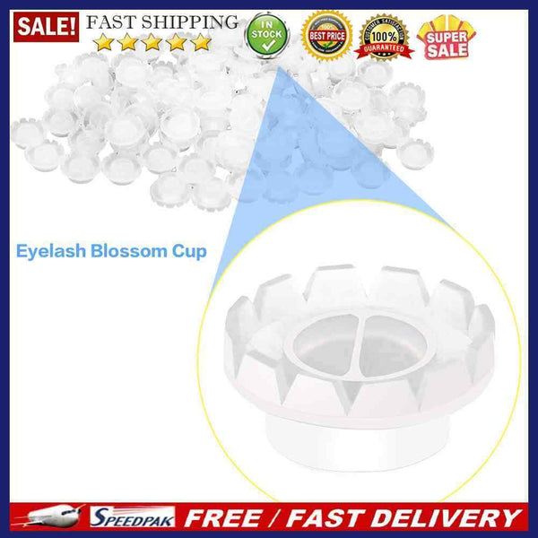 100pcs Glue Cup Premium Plastic Eyelashes Artifact Professional for Beauty