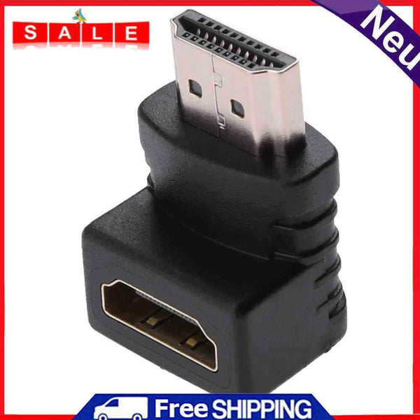 HDMI Male to HDMI Female Adapter Converter Extender 90 ° Angle for PS4