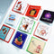 Year Merry Christmas Postcard Xmas Patterns With Envelope Mini Greeting Cards