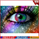 Cartoon Eyes Full Drill Round Diamond Painting Mosaic Picture Home Decor