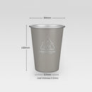 Stainless Steel Camping Cup Outdoor Travel Coffee Beer Drinks Mugs (Black)