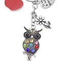 heart to teacher little minds Keyring Jewelry Gift For Teacher Teacher Keychain
