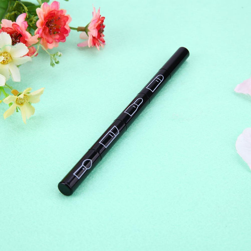 4 in 1 Portable Retractable Makeup Brush Lipbrush Eyeliner Brush for Travel
