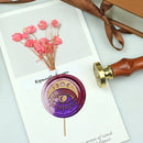 #A Mushroom Sealing Wax Stamp Head Fire Paint without Handle for Envelopes Decor
