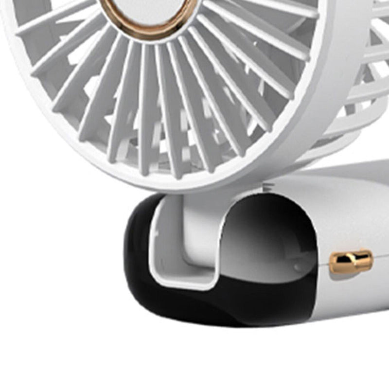 #A Handheld Fan 3000mA Battery Operated Mini Portable Folding Personal Cooling F
