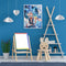 Blue Butterfly Girl Oil Paint By Numbers Kits Canvas Picture Wall Art DIY