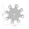 Occitop Stainless Steel Plate for DIY Carp Fishing Accessories Explosion Jighaken Set