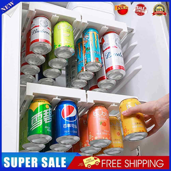 Can Dispenser Double-row Container Beer Rack Household Supplies for Home Ki