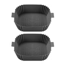 #A Silicone Air Fryer Pots Waterproof Reusable for Home Kitchen Oven Steamer Coo