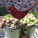 Art Metal Fence Ornament Insert Garden Statues Silhouettes Sparrow Bird-shaped