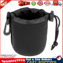 Waterproof Soft Neoprene Camera Lens Pouch Drawstring Protector Case (S) Newly