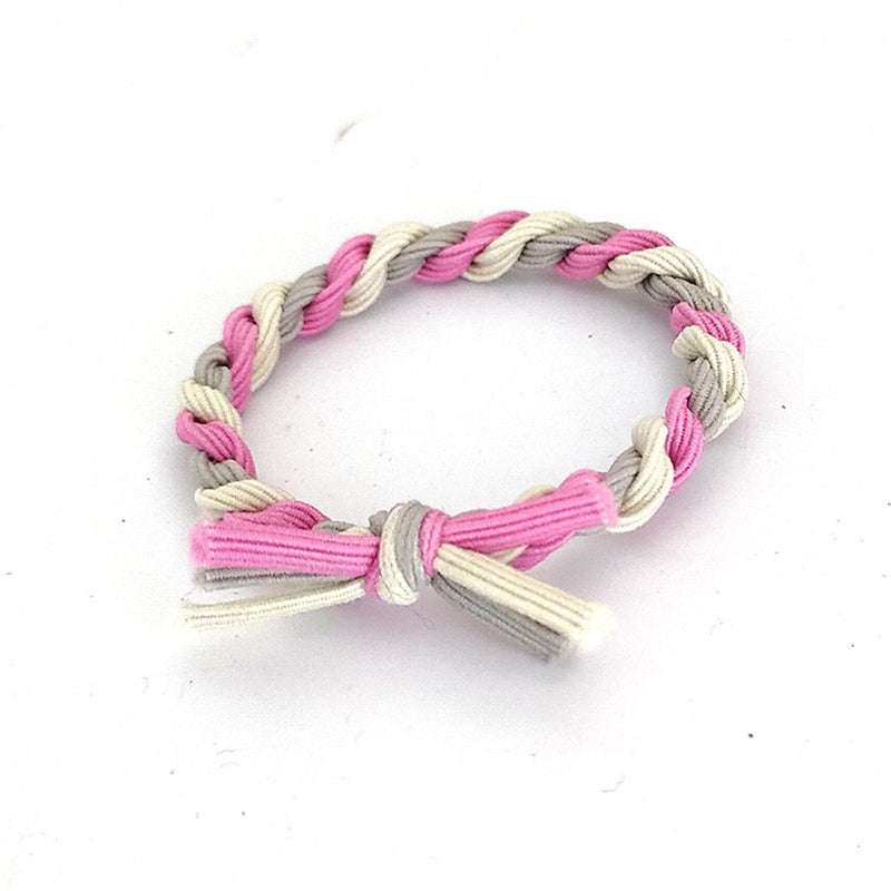 Women Girl Hair Accessories Hair Ring High Elastic Hair Tie Rope Hand-woven