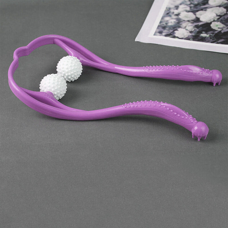 Cervical Spine Massager Neck Roller Massage Therapy Pain Relief Health Care Tool